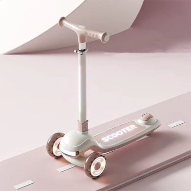 KIDS FOLDABLE 3 WHEEL SCOOTY WITH LIGHTS